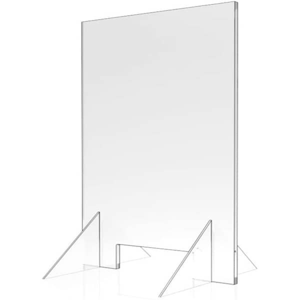 Freestanding Acrylic Desk Shield